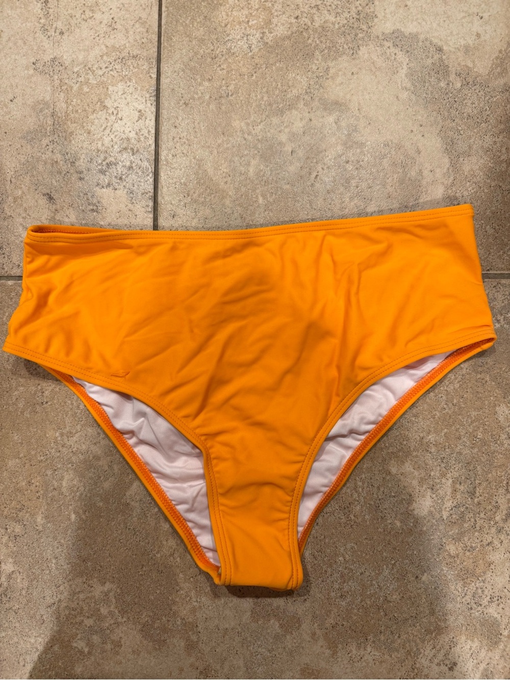 Women's High-Waist Swim Bottoms - Orange